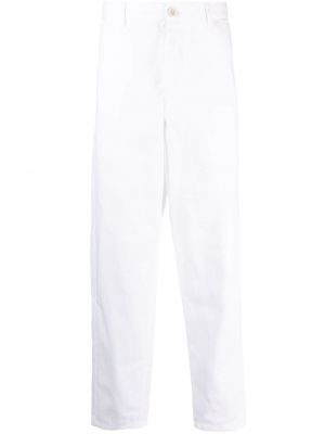 Pantaloni cu picior drept Comme Des Garçons Shirt alb