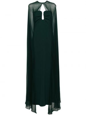 Вечерна рокля от креп Roland Mouret зелено