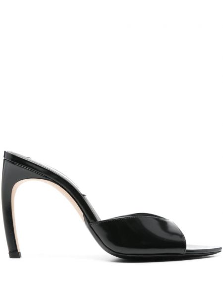 Læder mules Victoria Beckham sort