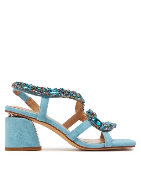 Sandale mit absatz mit hohem absatz Alma En Pena blau