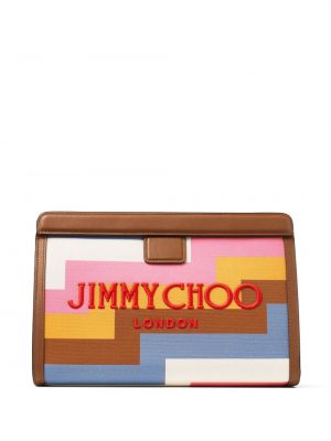 Borse pochette Jimmy Choo marrone
