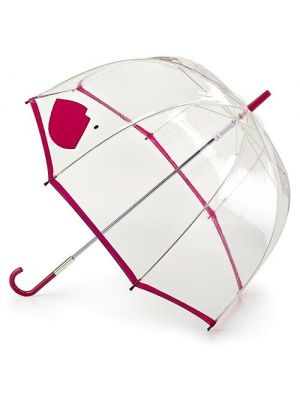 Красный прозрачный зонт Fulton
