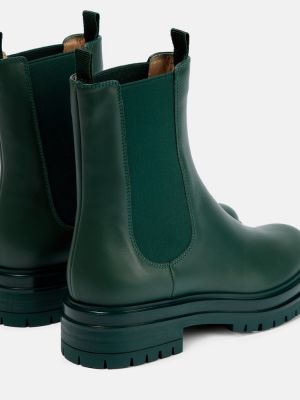 Kožené chelsea boots Gianvito Rossi zelené