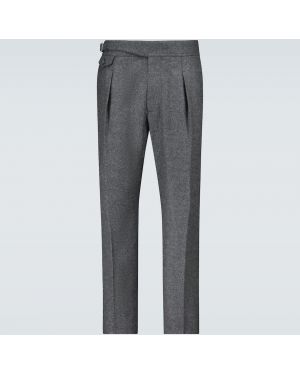 Klasické kalhoty Alexander Mcqueen šedé