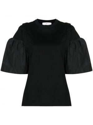 Βαμβακερή μπλούζα Toga Pulla μαύρο