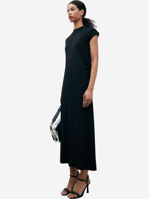 Плетена плетена рокля Adolfo Dominguez черно