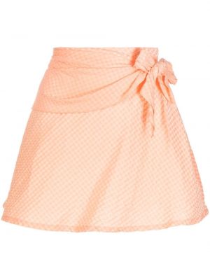 Φούστα mini Stefania Vaidani πορτοκαλί