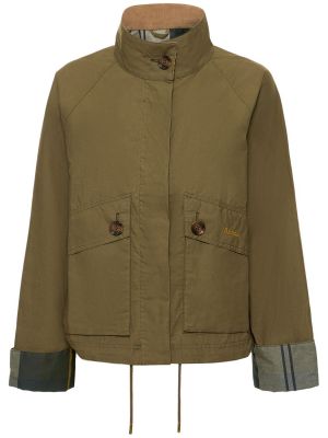 Pamučna jakna Barbour zelena
