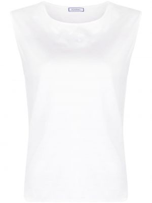 Top bez rukávov Yves Saint Laurent Pre-owned biela
