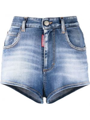 Kratke jeans hlače Dsquared2 modra