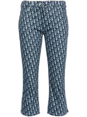 Pantalon à imprimé Christian Dior Pre-owned bleu