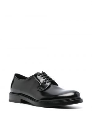 Iš natūralios odos oksfordo batai Prada juoda