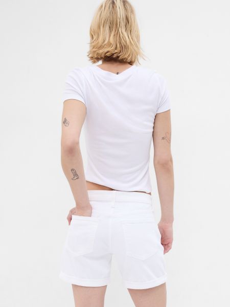Džínsové šortky Gap biela