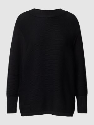 Dzianinowy sweter More & More czarny