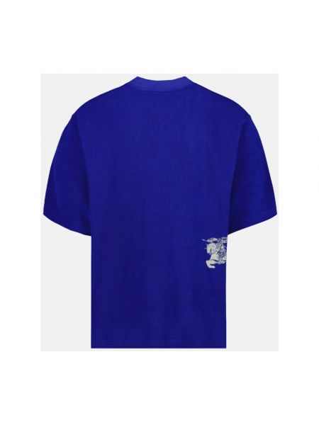 Camiseta oversized Burberry azul
