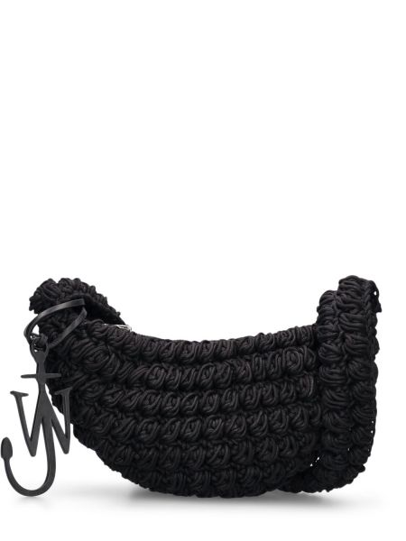 Bolsa de hombro Jw Anderson negro