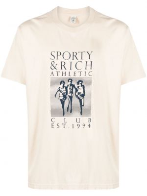 Βαμβακερή μπλούζα Sporty & Rich
