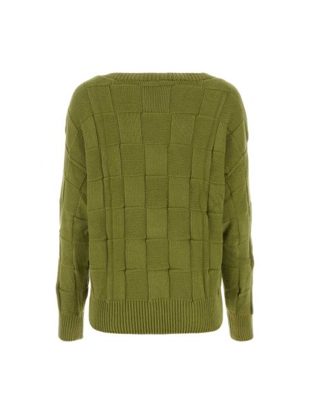Jersey de algodón de tela jersey elegante Baserange verde