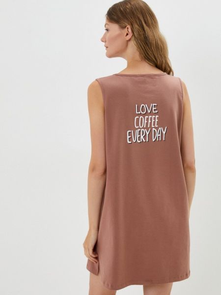 Ночная рубашка Mia Cara коричневая