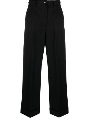 Pantaloni cu croială lejeră Dolce & Gabbana negru
