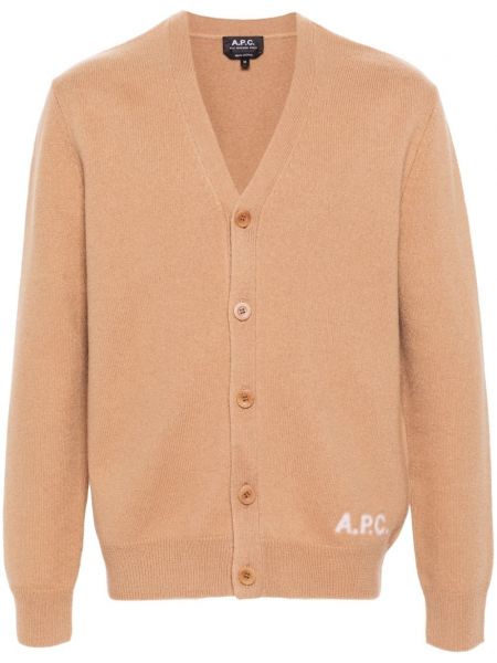 Striktrøje A.p.c. brun