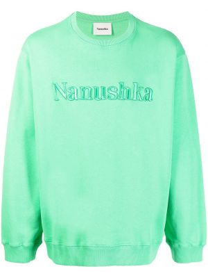 Sweatshirt mit stickerei Nanushka grün
