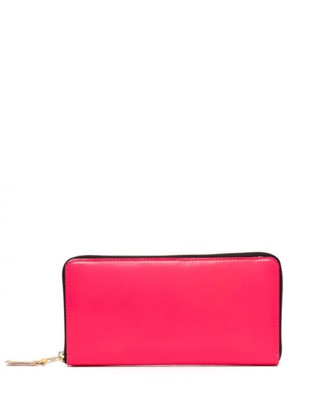Πορτοφόλι με φερμουάρ Comme Des Garçons Wallet ροζ