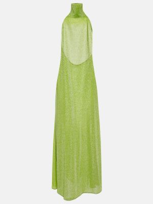 Vestido largo Oséree verde