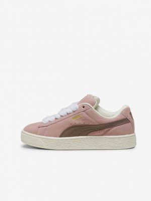 Szarvasbőr sneakers Puma rózsaszín