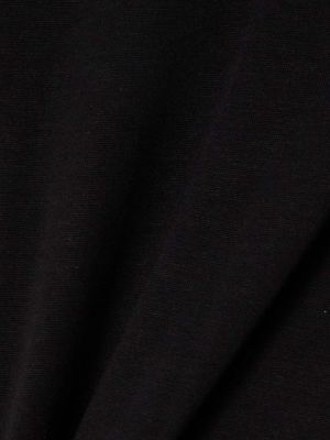 Кашемировая футболка из модала TotÊme черная