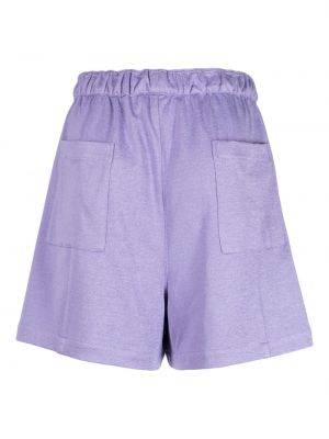 Shorts en coton Off Duty violet