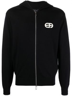 Zip hettegenser Emporio Armani blå