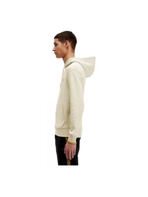 Sudadera con capucha a rayas Fred Perry beige