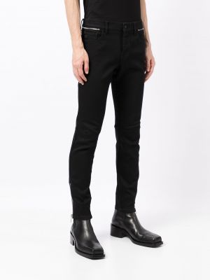 Skinny džíny na zip Gucci černé
