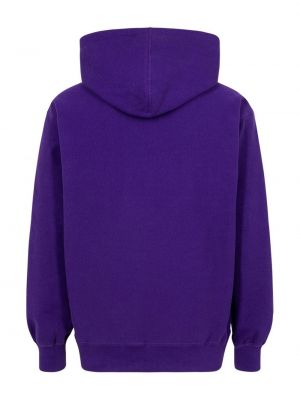 Nėriniuotas džemperis su gobtuvu Supreme violetinė