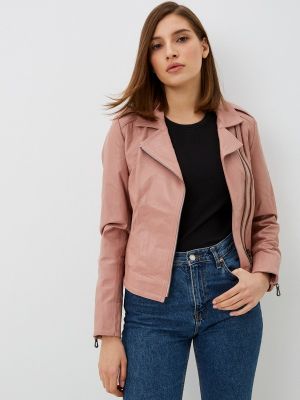 Розовая кожаная куртка Felix Hardy