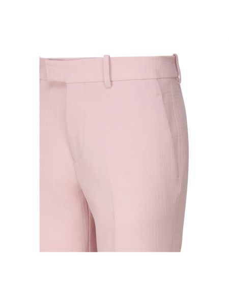 Pantalones de lana Burberry rosa