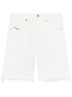 Kratke jeans hlače Diesel bela