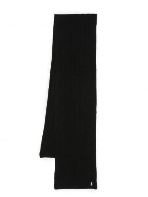 Кашмирена вълнена поло тениска Polo Ralph Lauren черно
