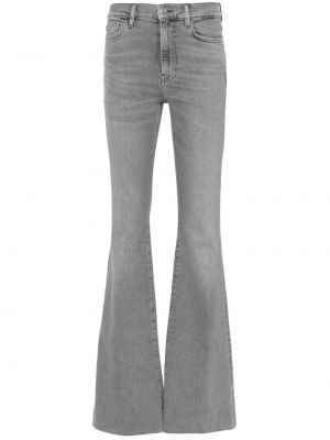 Bootcut džínsy Frame sivá