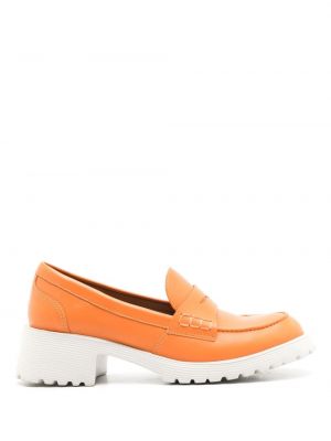 Pantofi loafer din piele Sarah Chofakian portocaliu