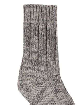Памучни чорапи Birkenstock сиво