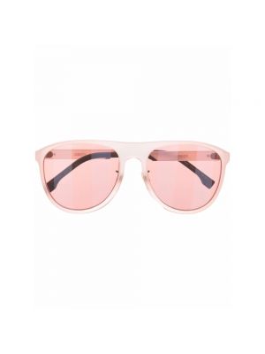 Okulary przeciwsłoneczne Fendi różowe