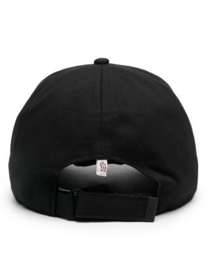 Medvilninis kepurė su snapeliu Moncler Grenoble juoda