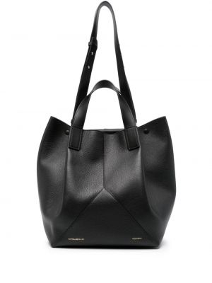 Τσάντα shopper Victoria Beckham μαύρο