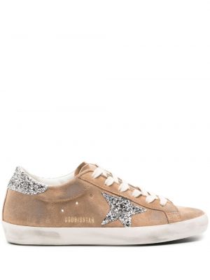 Stjernemønster ruskind sneakers Golden Goose