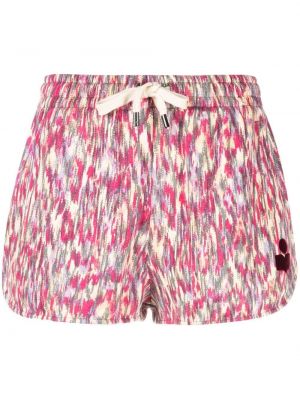 Trykt shorts Isabel Marant étoile rosa