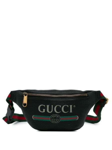 Δερμάτινος ζώνη με σχέδιο Gucci Pre-owned