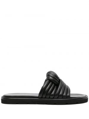 Usnjene nizki čevlji Gianvito Rossi črna