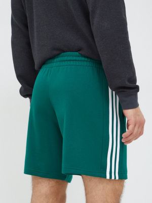 Pamut rövidnadrág Adidas zöld
